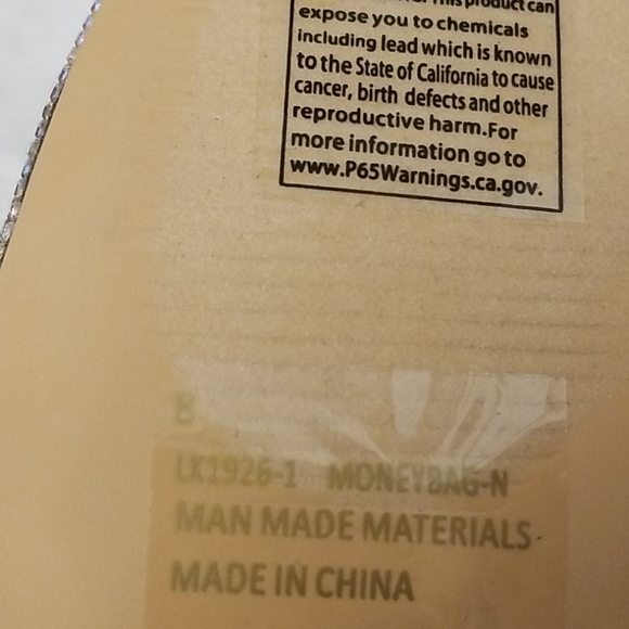 Clear/Transparent Iridescent Stone Heels - Picture 6 of 8